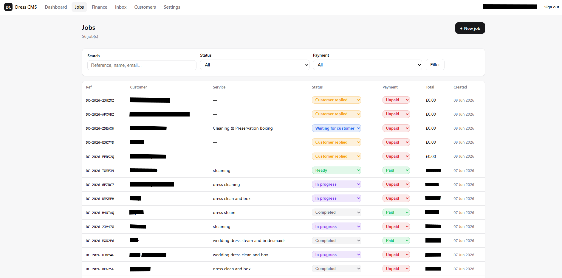 Jobs List