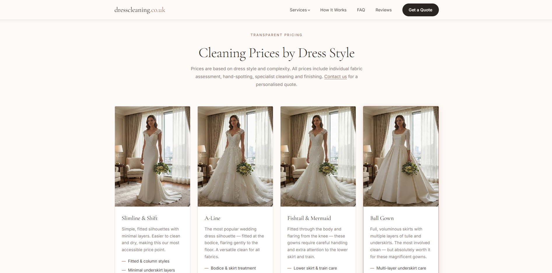 Dress Pricing